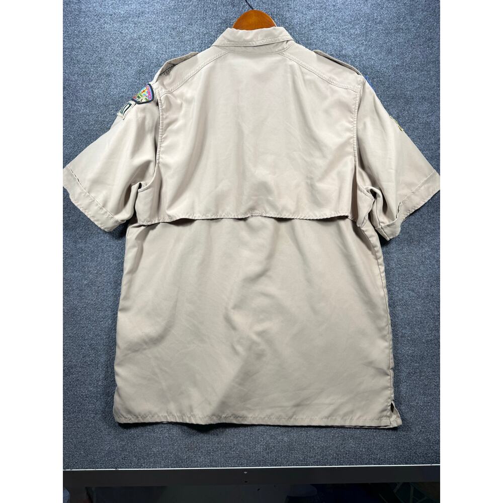 Boy Scouts Of America Uniform Shirt Men's Large Vented Patchwork Scouting - Picture 8 of 9